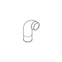 Bukh pakomutka - avgaskrok - väljalaske konks - exhaust elbow assy